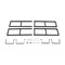2x Large Floating Shelf Wall Mount CD DVD Rack Media Storage Organizer Shelves